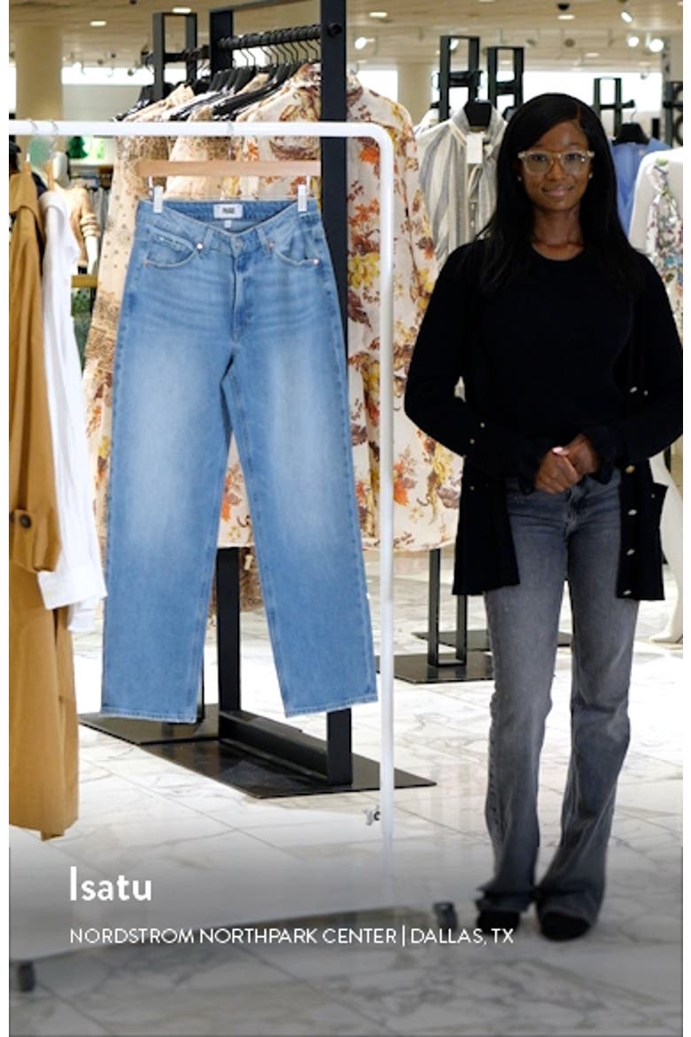 Sarah High Waist Ankle Straight Leg Jeans video