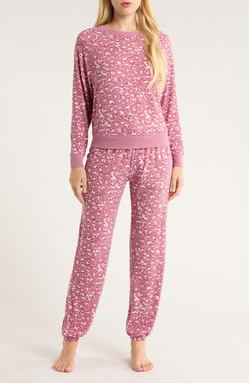 Honeydew Star Seeker Brushed Jersey Pajamas In Pink