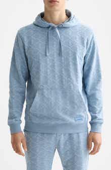 Scotch & Soda Geo Jacquard Terry Hoodie
