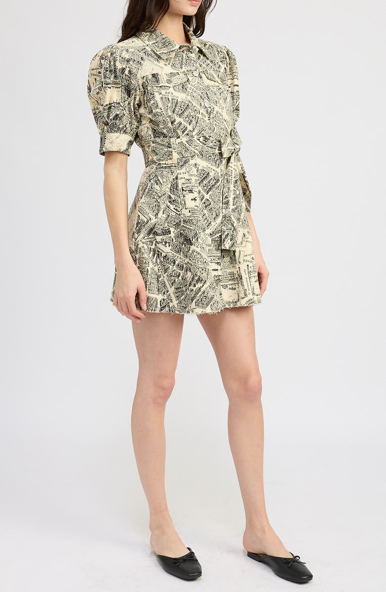 En Saison Adira Belted Shirtdress, Alternate, color, 