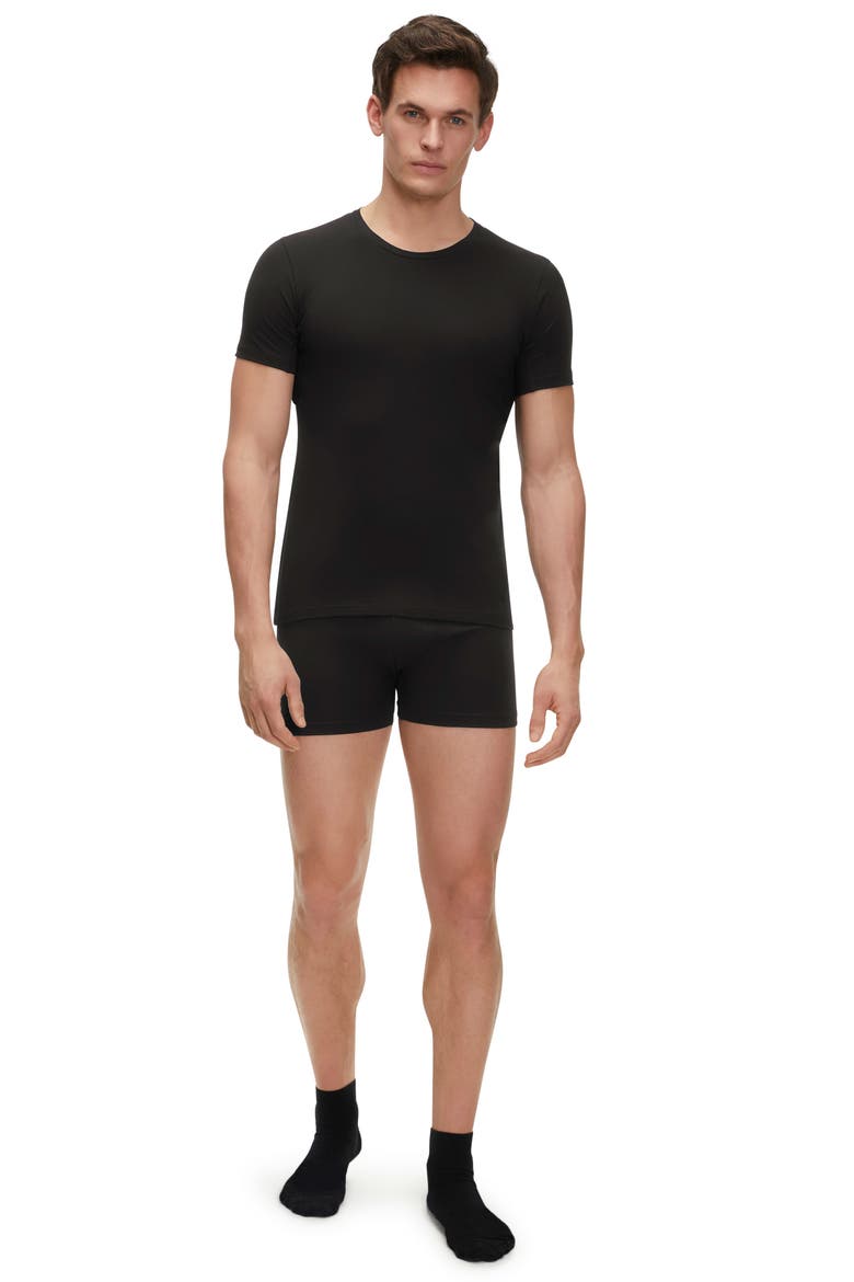 2-Pack Daily Comfort Cotton Blend Boxer Briefs, Alternate, color, BLACK