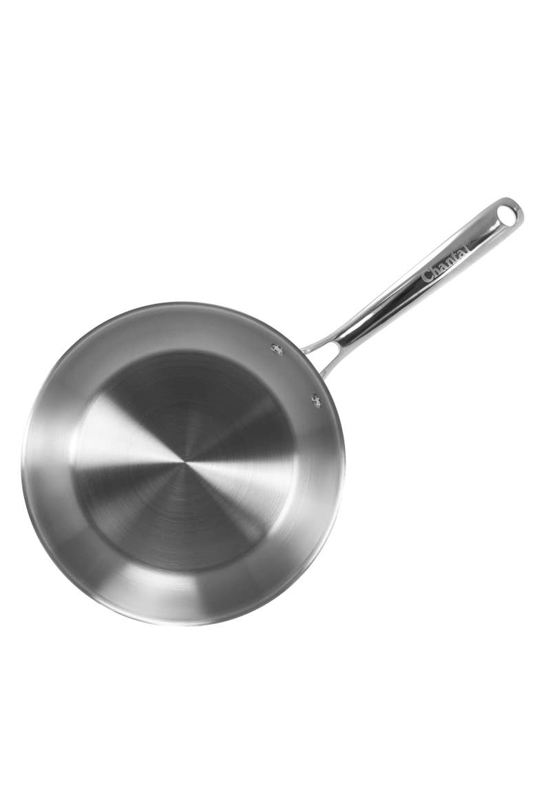 3.Clad 10-Inch Fry Pan, Alternate, color, Silver
