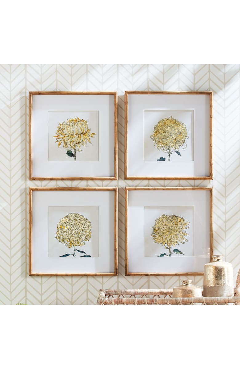 Napa Home & Garden Chrysanthemum Prints Set of 4, Alternate, color, 