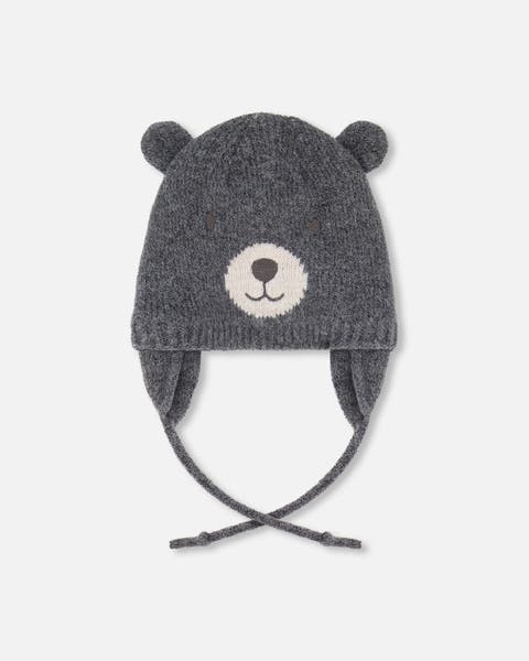 Lined Knit Hat with Ears (Baby)