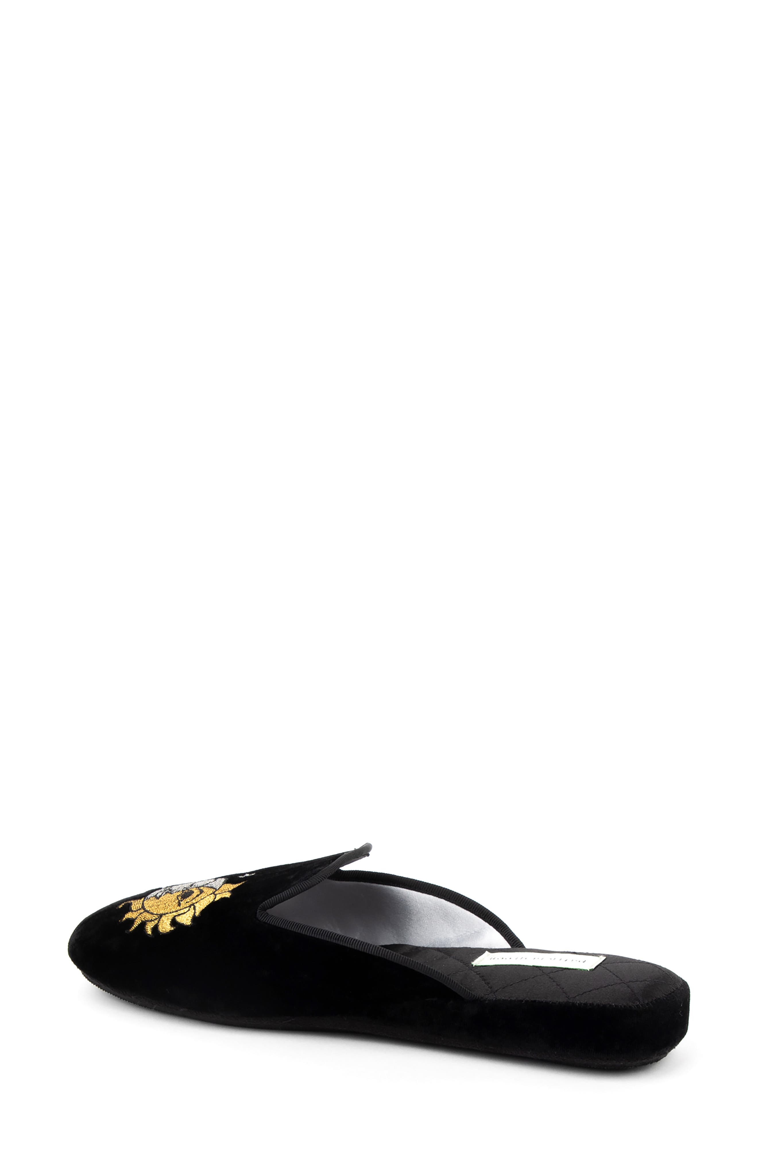 patricia green Sun Moon Star Embroidered Slipper, Alternate, color, 