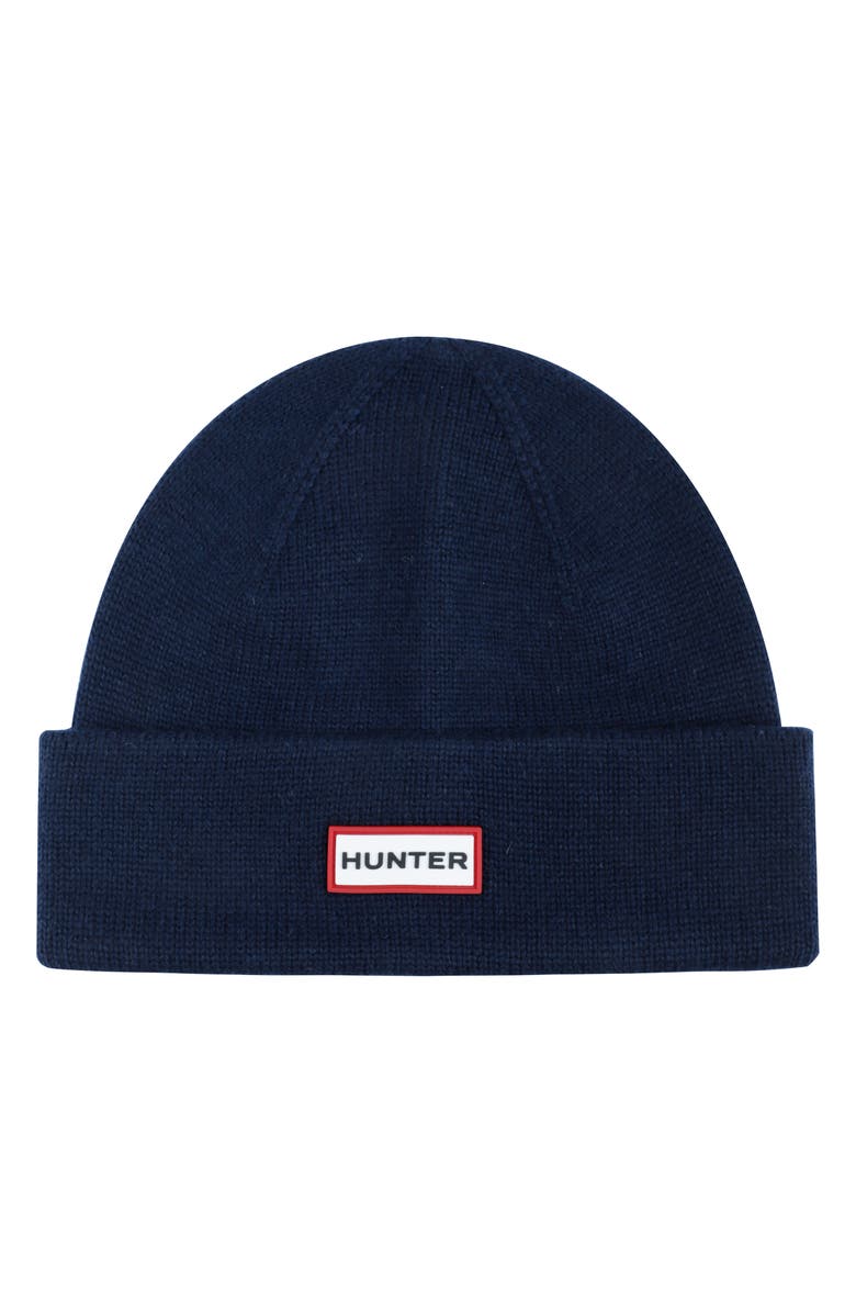 Hunter Play Essential Cuff Beanie, Main, color, Valtameri Blue