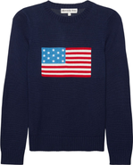 Ellsworth + Ivey Classic Crewneck Sweater - American Flag