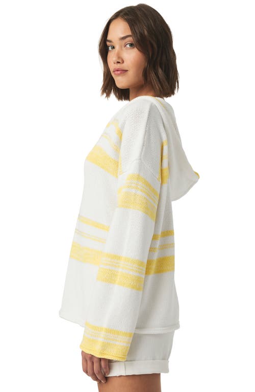 Splendid Blondie Stripe Hoodie Sweater