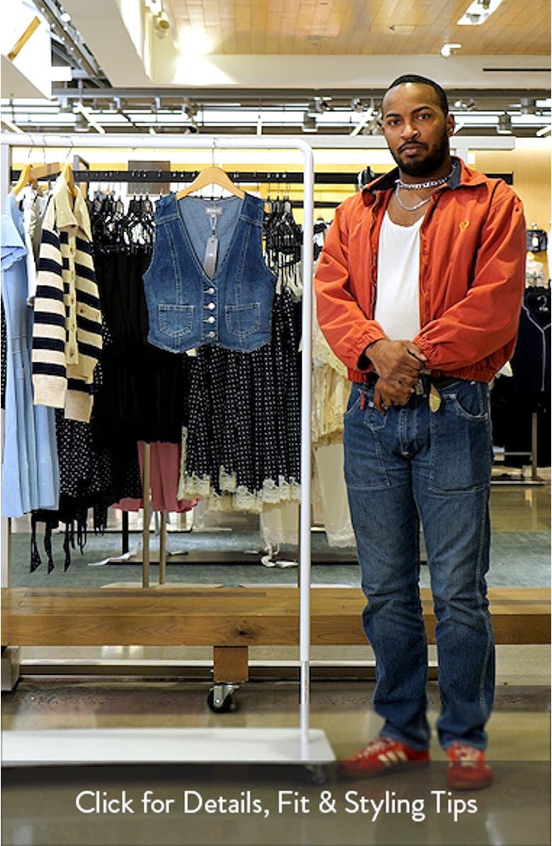 Kids' Crop Denim Vest, sales video thumbnail