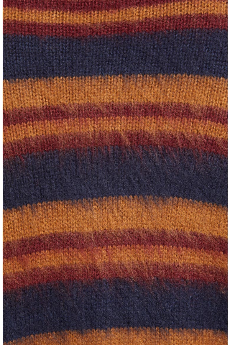 Men's Noah Stripe Cardigan, Alternate, color, MOODY BLUE