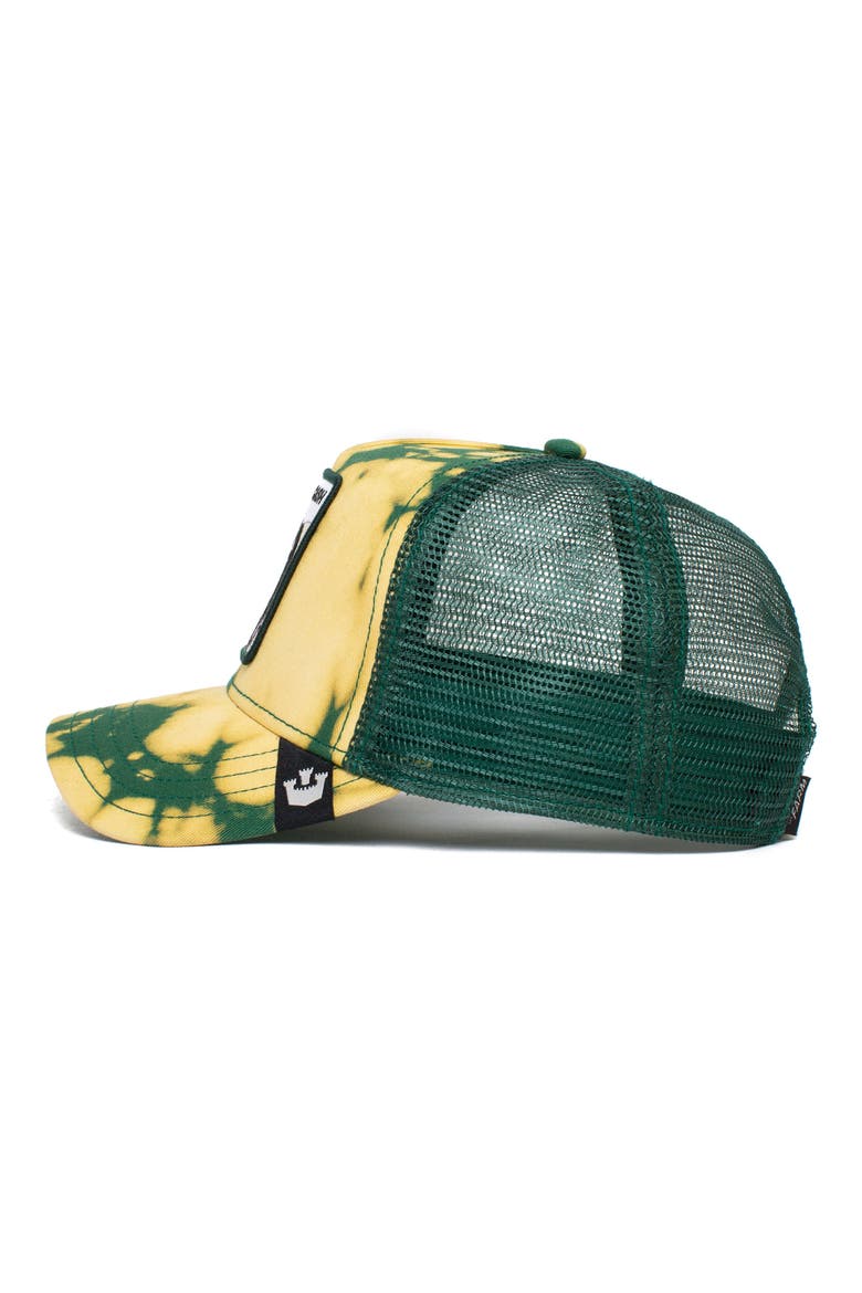 Acid Cow Trucker Hat, Alternate, color, GREEN