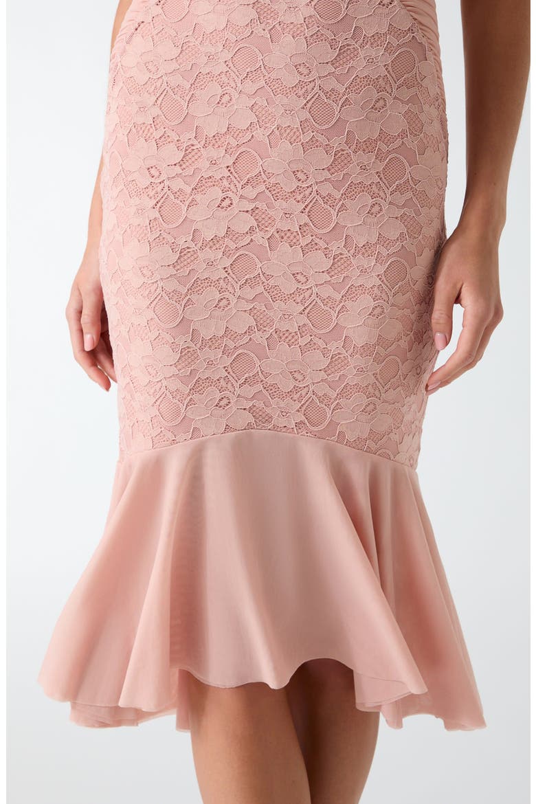 Caitlyn Lace Sleeveless Midi Dress, Alternate, color, PINK