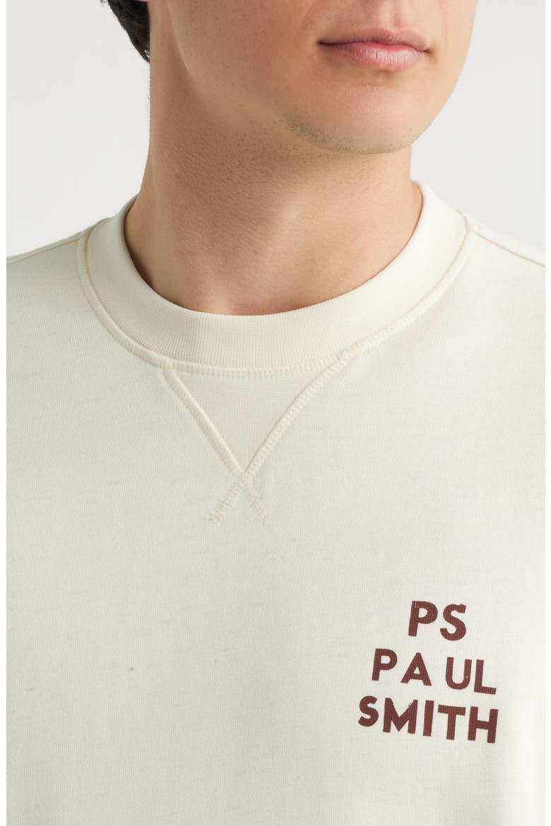 Radio Oversized Sweatshirt, Alternate, color, OFF WHITE