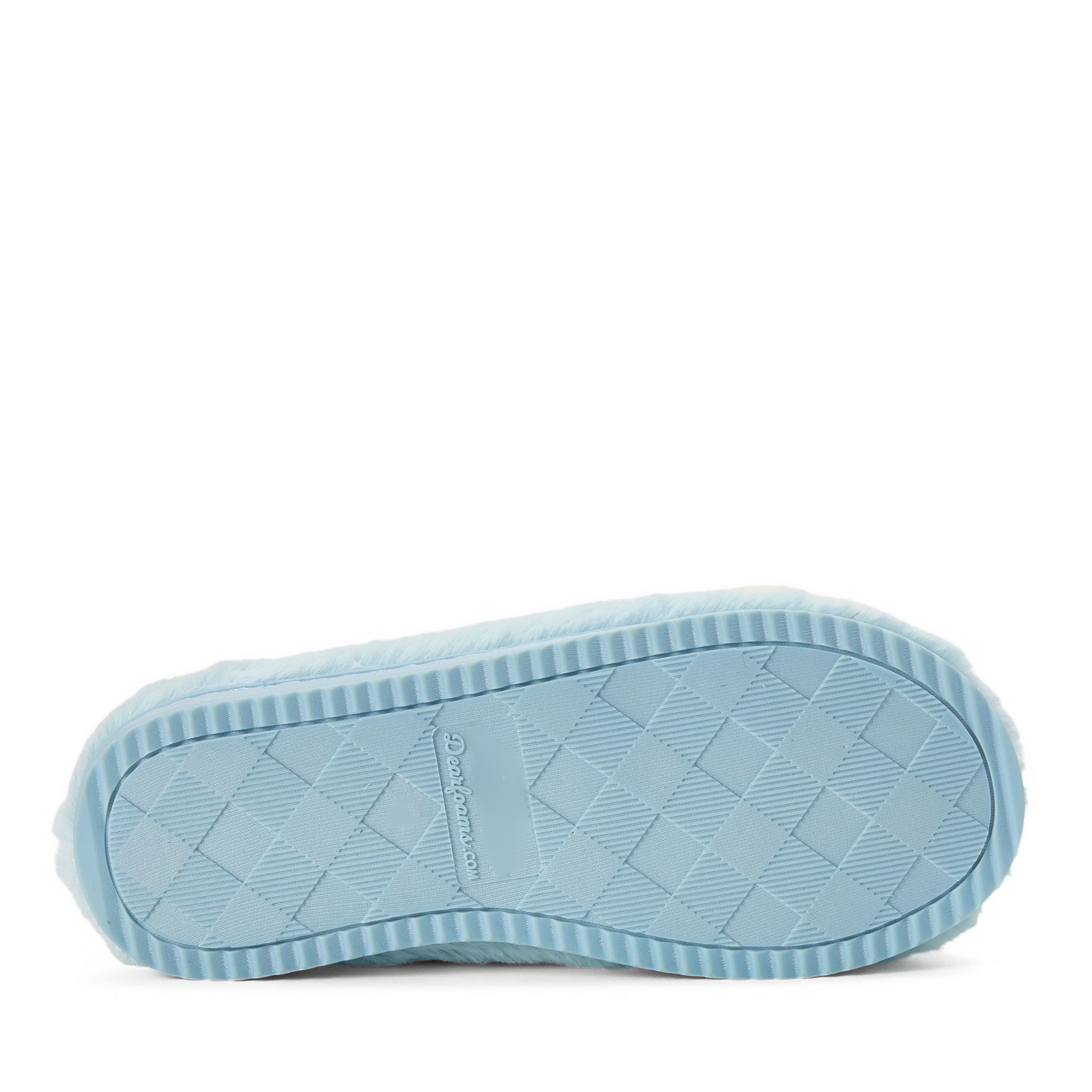 Rosie Furry Icon Clog Slipper, Alternate, color, BLUE WASH