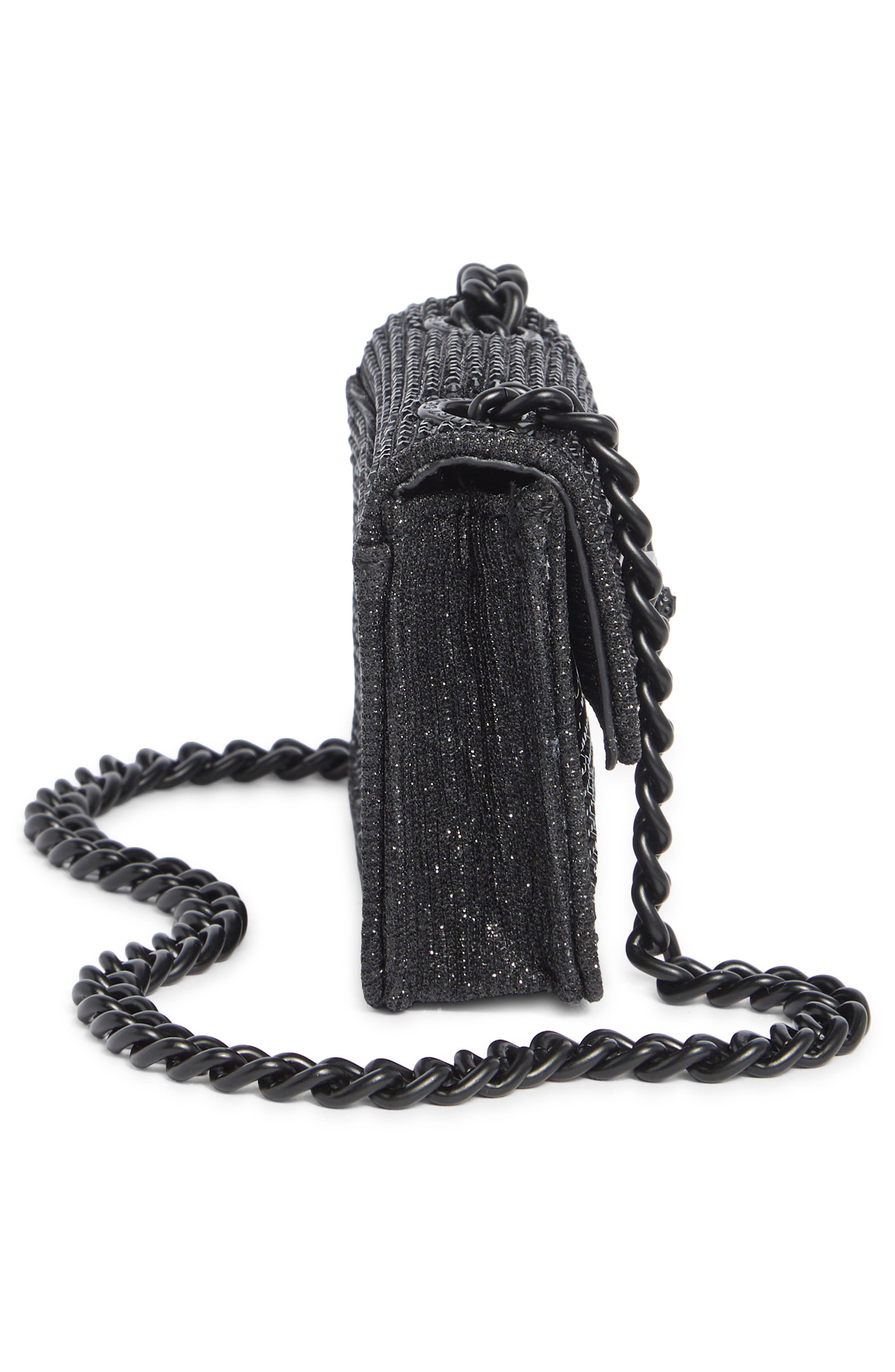 Micro Kingsley Crossbody Bag, Alternate, color, BLACK