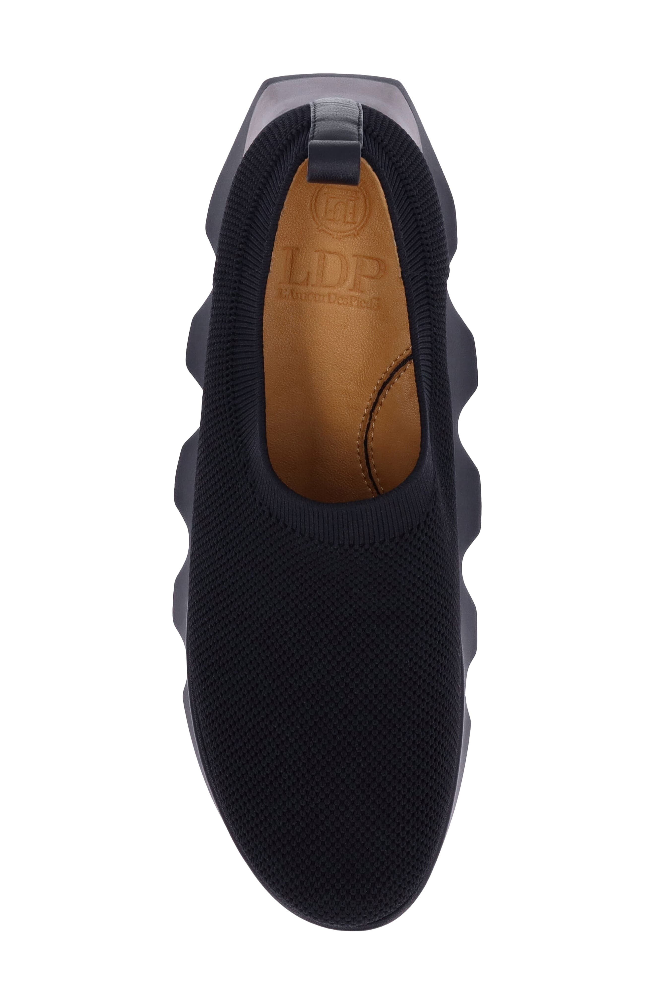 L'Amour des Pieds Havanna Wedge Sneaker, Alternate, color, Black