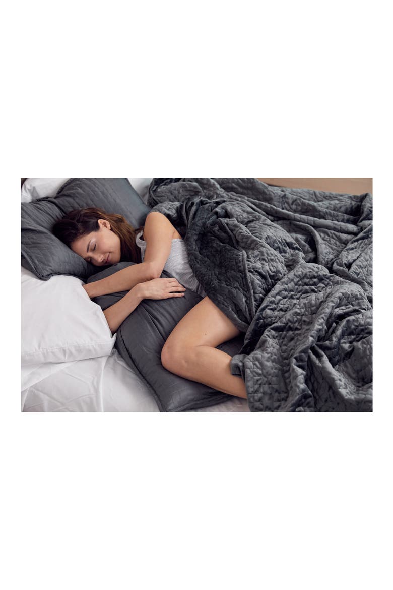 The Original Gravity Weighted Blanket, Alternate, color, GREY