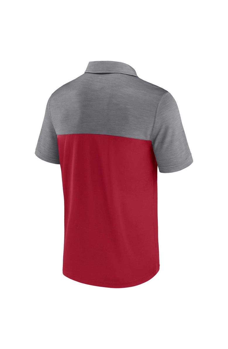 FANATICS Men's Fanatics Branded Crimson/Gray Oklahoma Sooners Polo, Alternate, color, Crimson