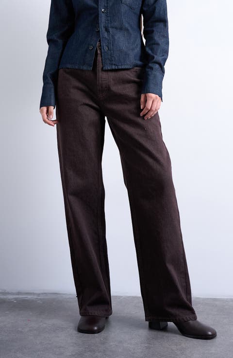 Column Mid Rise Jeans