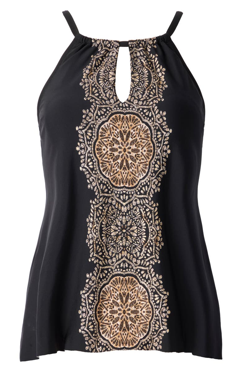 Miraclesuit<sup>®</sup> Cappadocia Peephole Skirted One-Piece Swimsuit, Alternate, color, Blm