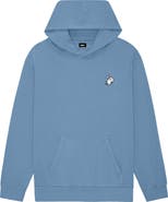 Dalix Womens Heartly Ghost Midweight Fleece Relaxed Hooded Sweatshirt