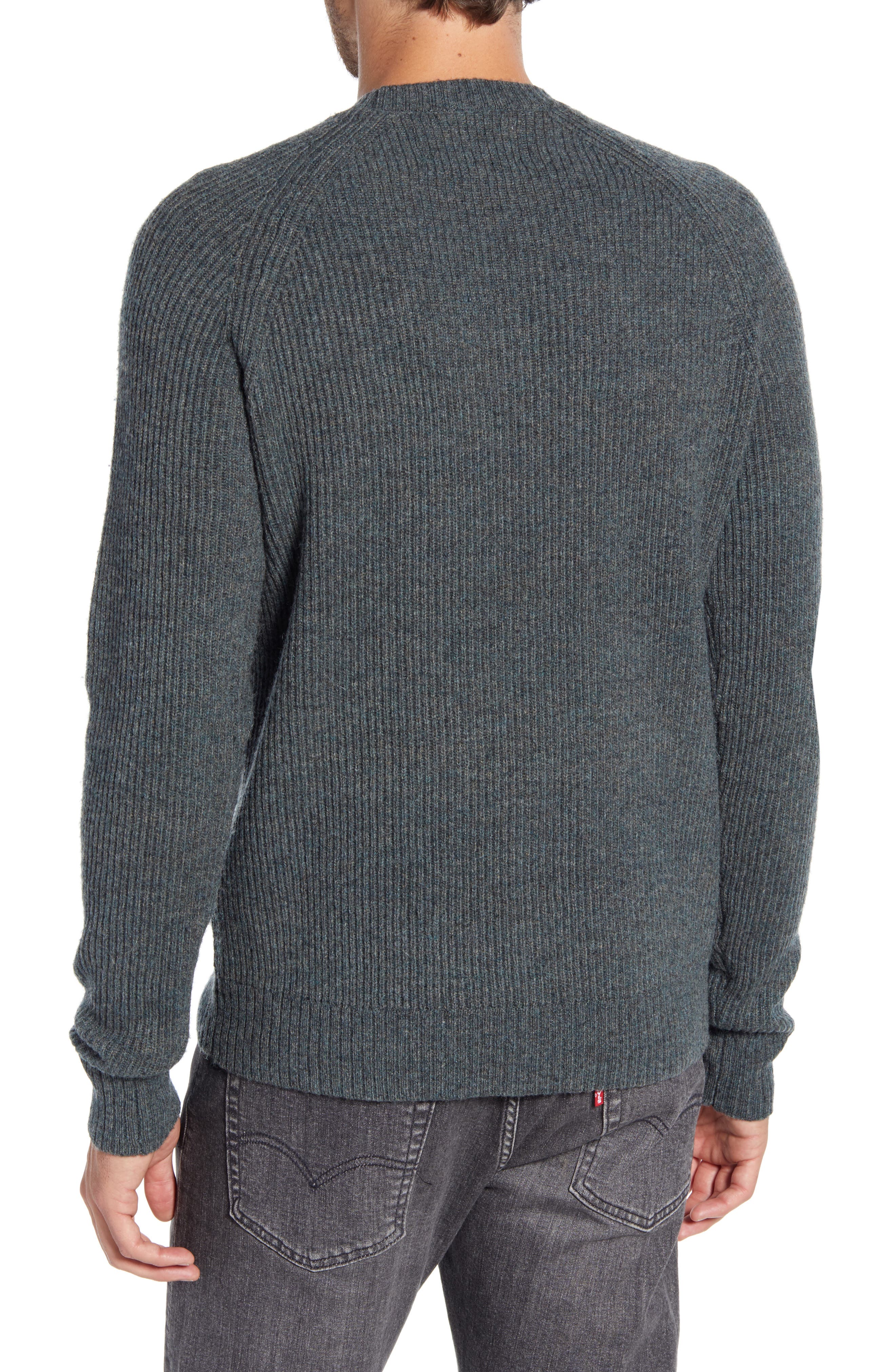 Ribbed Wool Blend Sweater - image 2