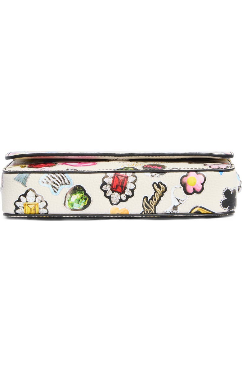 Marc Jacobs Mini Sticker Print Crossbody Bag, Alternate, color, White Multi