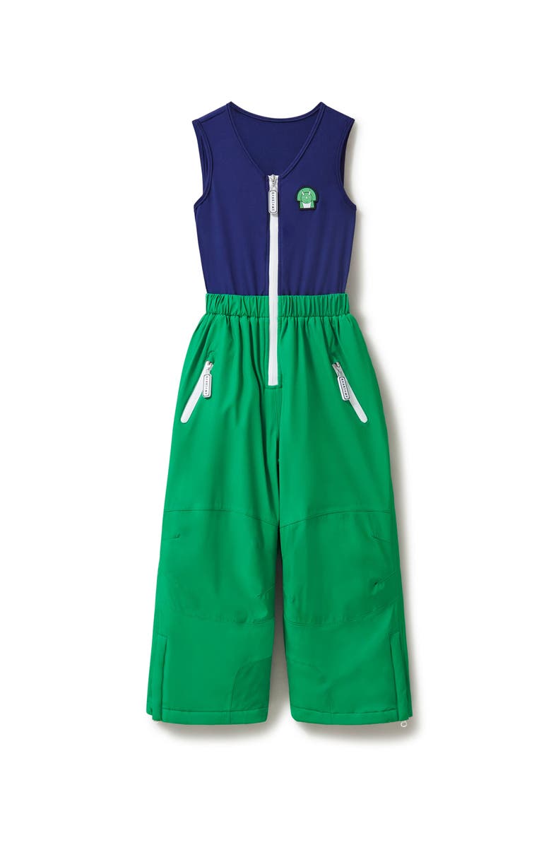 Roarsome Spike the Dinosaur Ski Pants, Main, color, Green