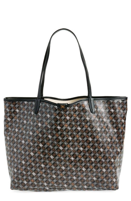 Sam Edelman Large Harper Monogram Shopper Tote in Black 