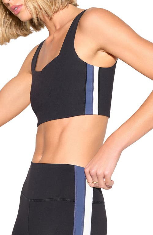 Spiritual Gangster Ezra Longline Sports Bra In Blue