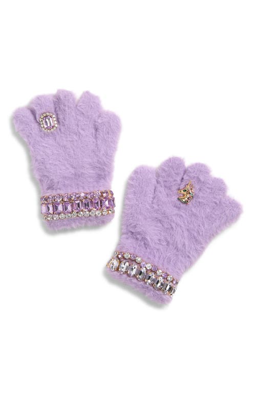 Super Smalls Kids' Embellished Gloves In Purple