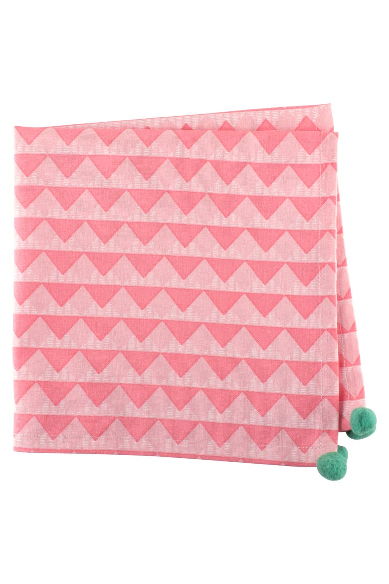 Bermuda Triangles Napkin Set/6, Alternate, color, Bermuda Pink