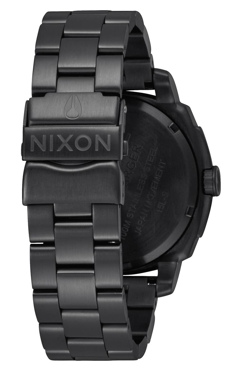 Nixon Charger Bracelet Watch, 42mm, Alternate, color,