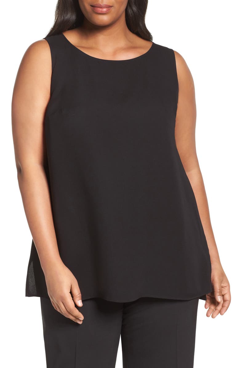 Lafayette 148 New York Ruthie Silk Shell, Main, color, 