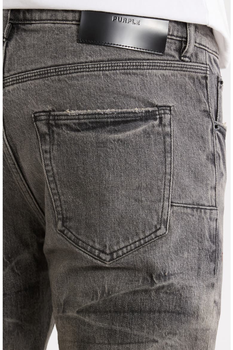 Skinny Tacking Skinny Jeans, Alternate, color, BLACK