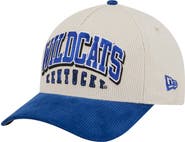 New Era Men's New Era Royal/Cream Kentucky Wildcats Arch Two-Tone Corduroy 9FORTY A-Frame Adjustable Hat