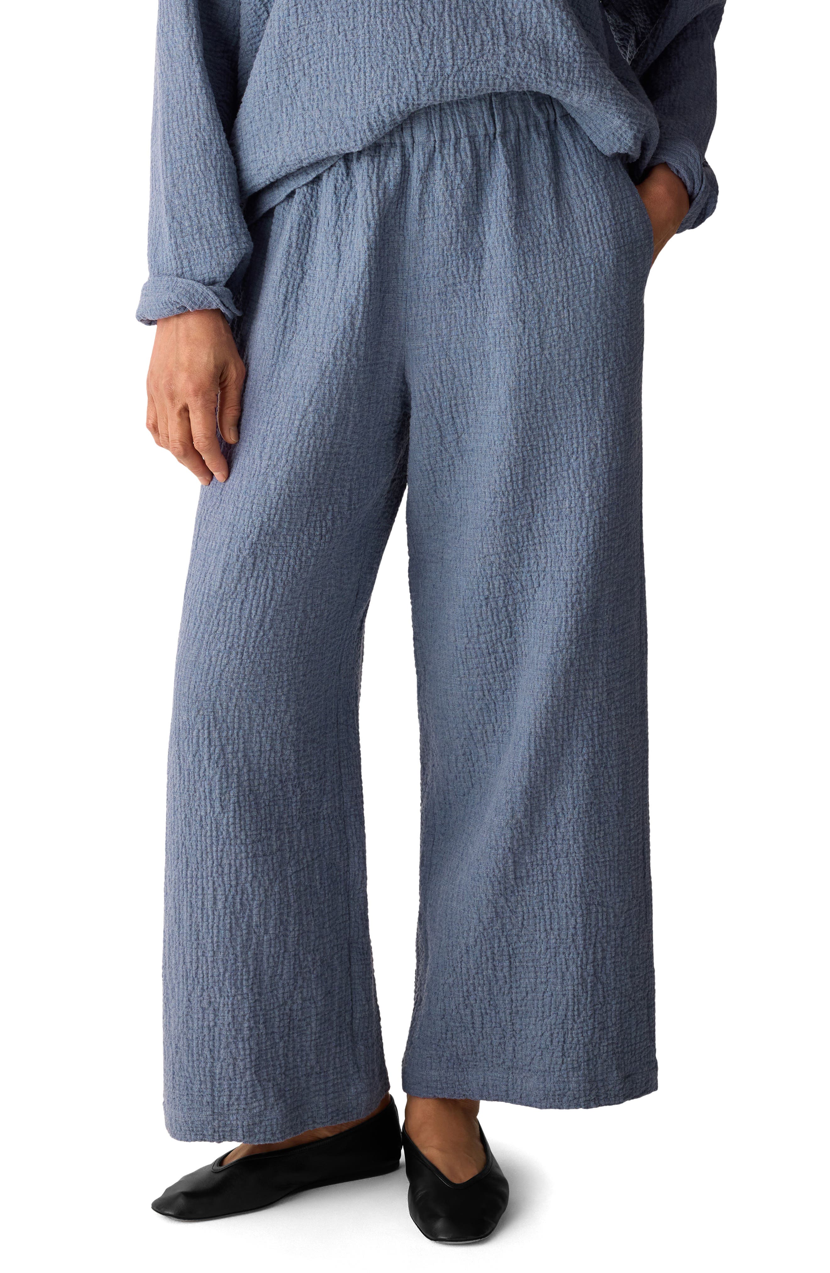 Stretch Organic Cotton Ankle Lantern Pants - image 3