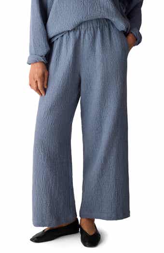 Stretch Organic Cotton Ankle Lantern Pants