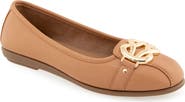 Aerosoles Big Bet Buckle Round Toe Flat