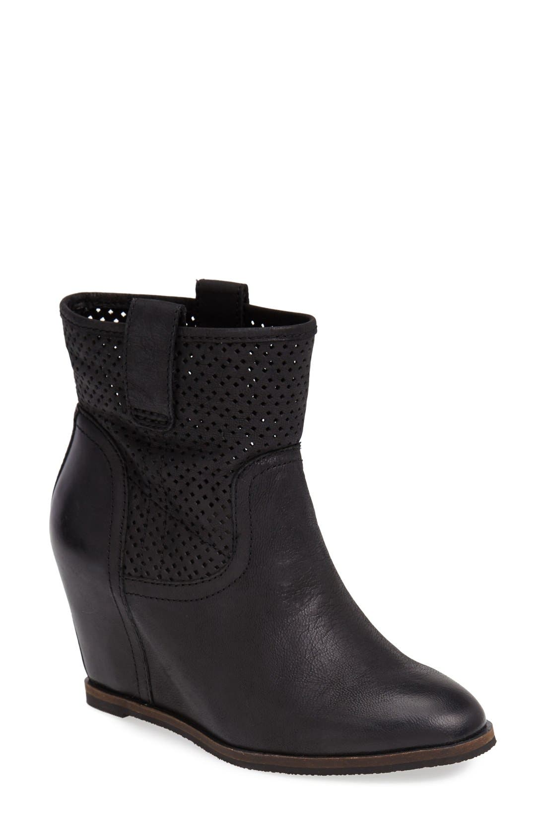 'Keyla' Bootie, Main, color, BLACK
