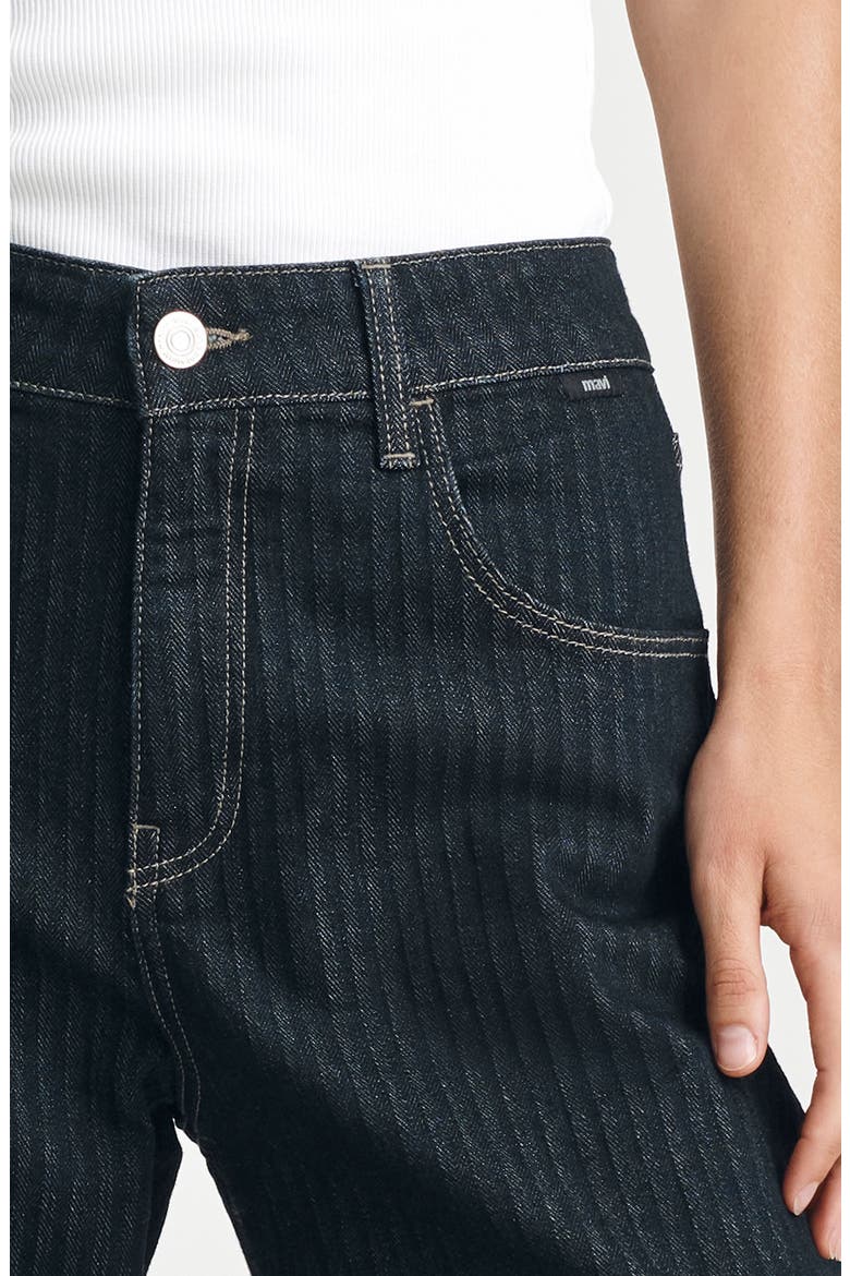 Nica High Waist Barrel Leg Jeans, Alternate, color, DARK DENIM
