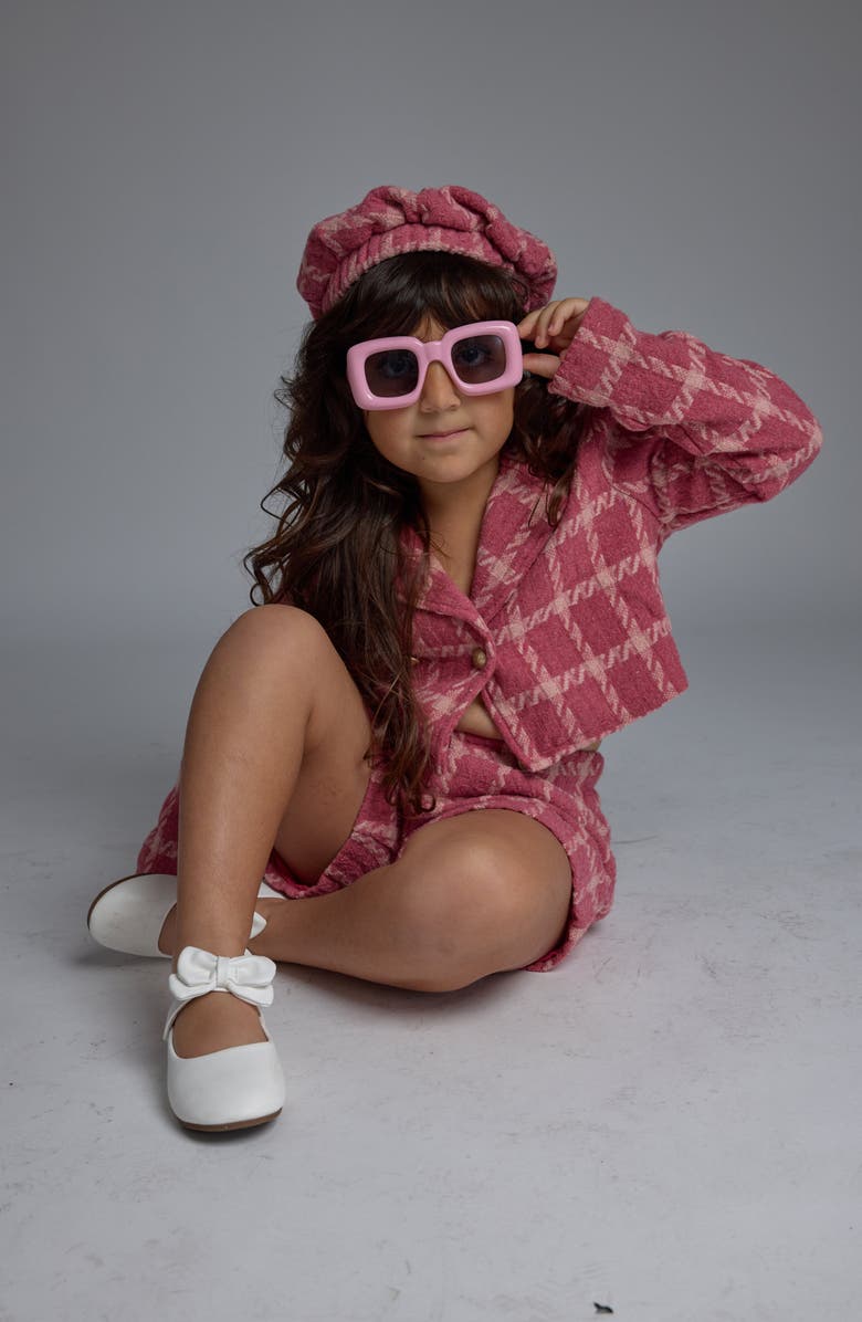 GlamBaby Kids' Kaia Square Sunglasses, Alternate, color, 