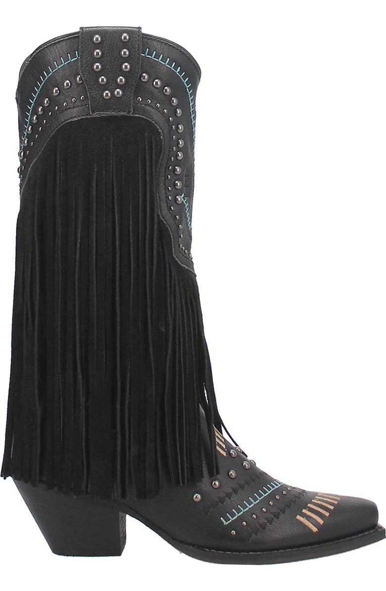 Dingo Fringe Western Boot, Alternate, color,
