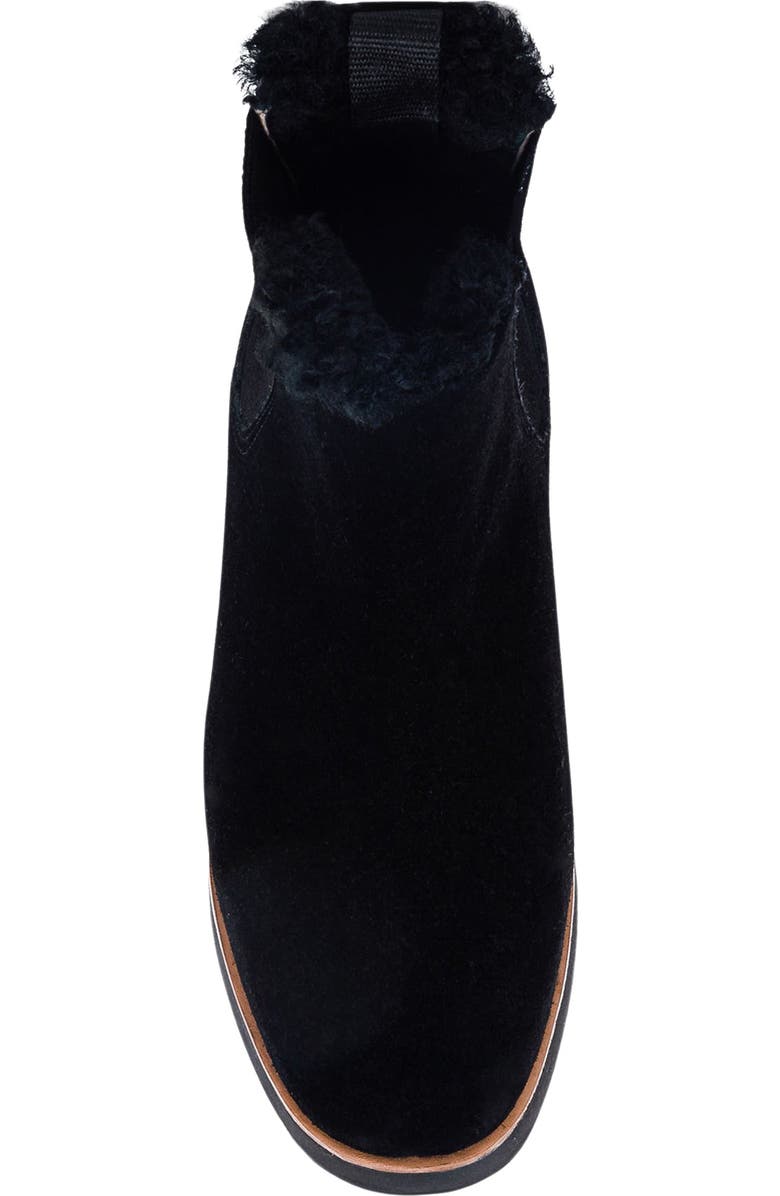 Bernardo Footwear Patterson Genuine Shearling Platform Chelsea Boot, Alternate, color,