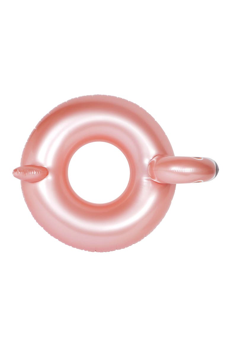 Luxe Flamingo Pool Ring, Alternate, color, ROSE GOLD