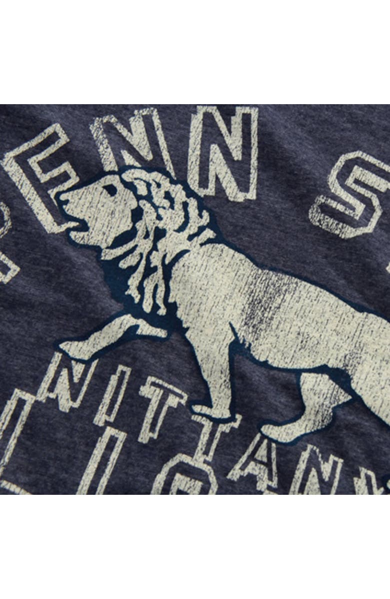 Retro Brand Men's Original Retro Brand Heathered Navy Penn State Nittany Lions Vintage Est. Tri-Blend T-Shirt, Alternate, color, 