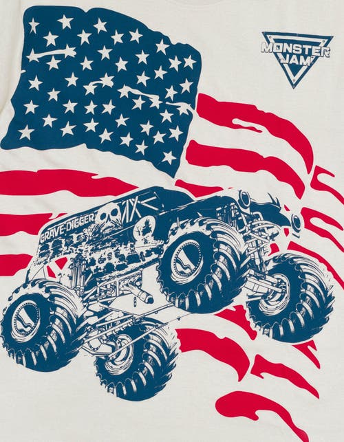 Monster Jam Grave Digger T-shirt In Animal Print