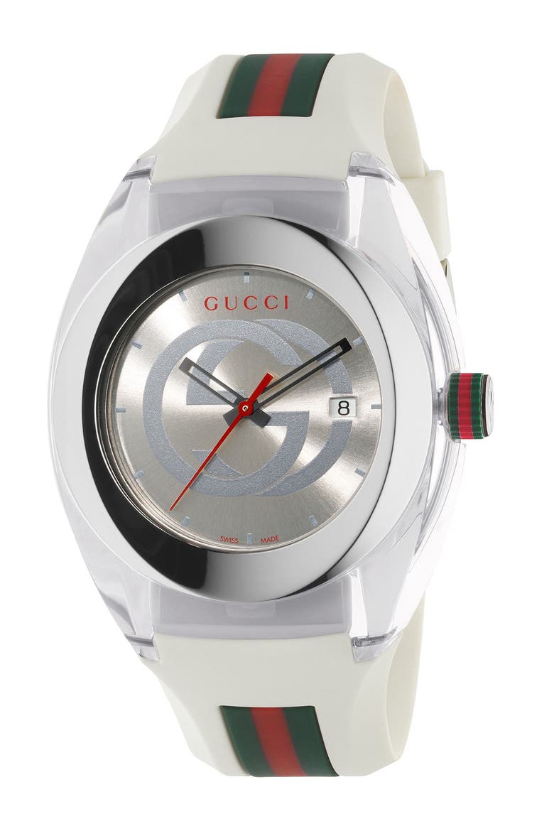 GUCCI SPORT 腕時計 Gucci Unisex Sync Rubber Strap Sport Watch, 46mm (Men) | Nordstromrack