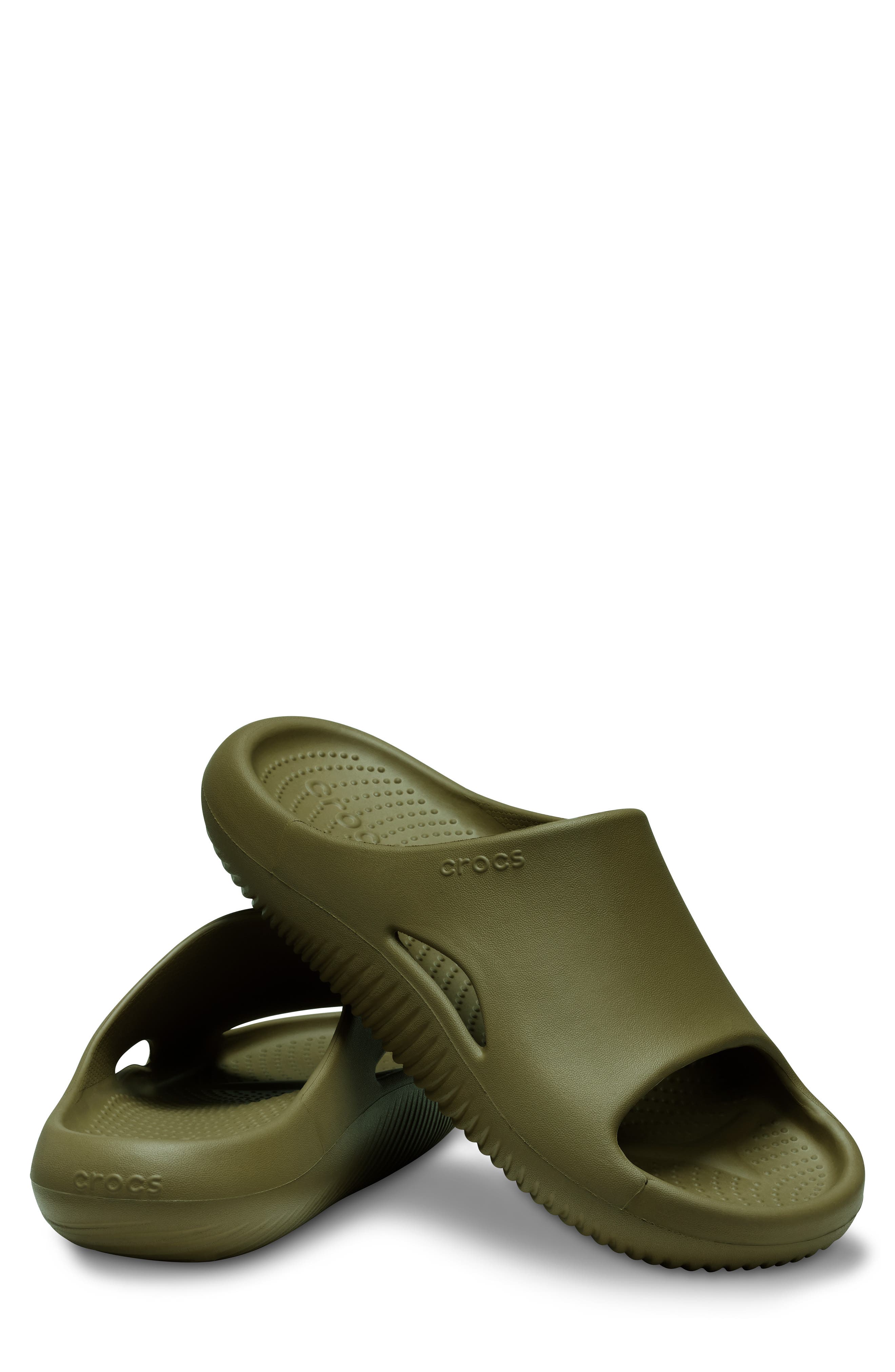 Mellow Recovery Waterproof Slide Sandal, Alternate, color, ALOE