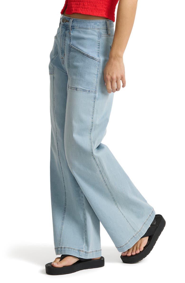 Billabong Rival Wide Leg Jeans, Alternate, color, Surf Spray